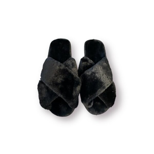 slippers faux fur sort