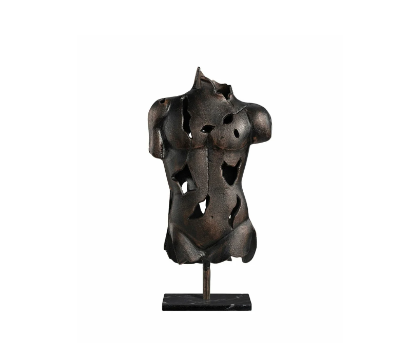 abstrakt torso skulptur boheme interiør